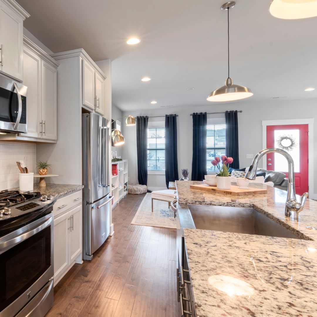 tidy modern kitchen
